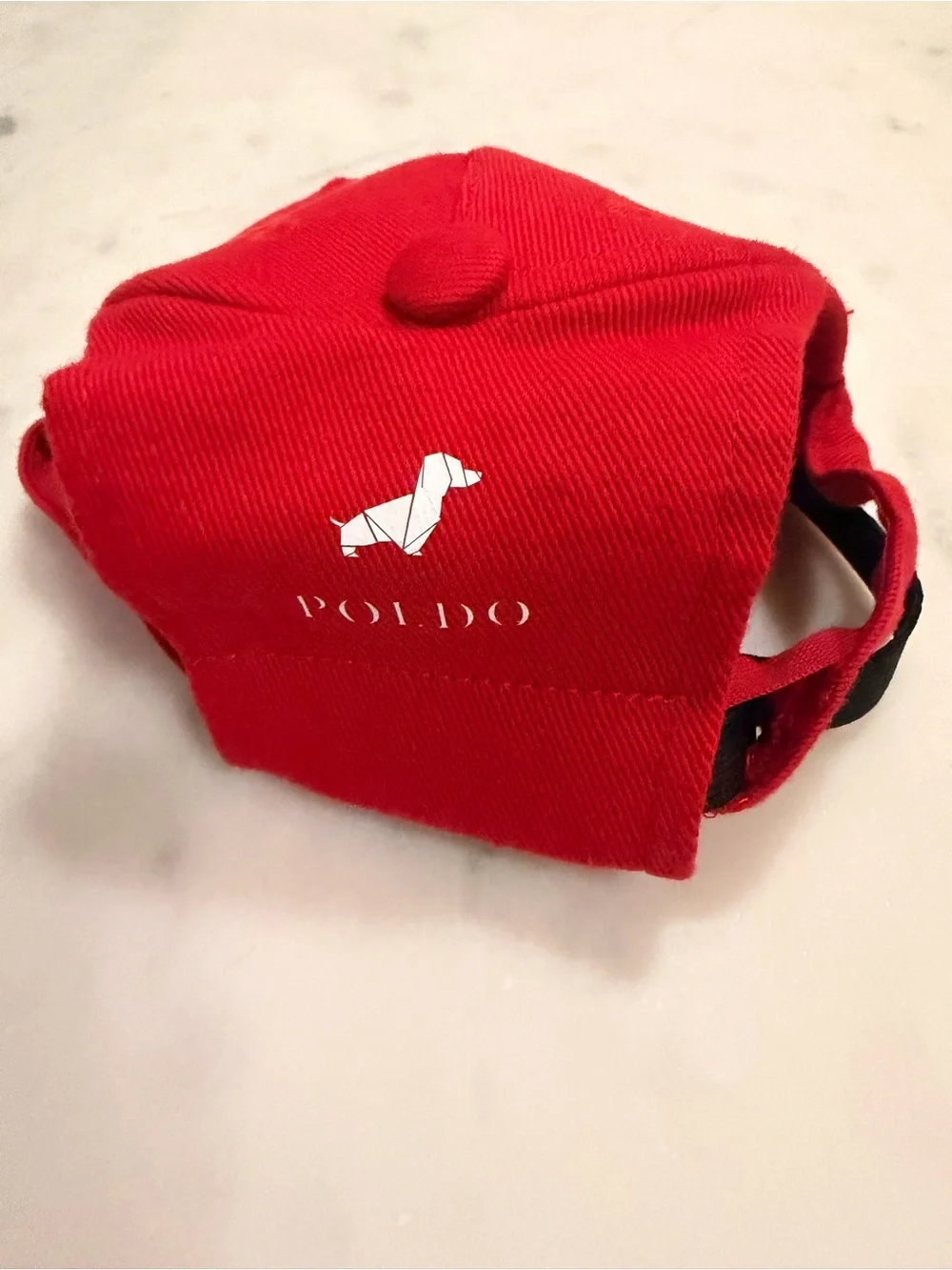 DSQUARED2 x Poldo Red 'ICON' Dog Baseball Cap